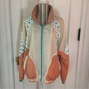 Vintage Misty Valley Sport 80s windbreaker large zip J149